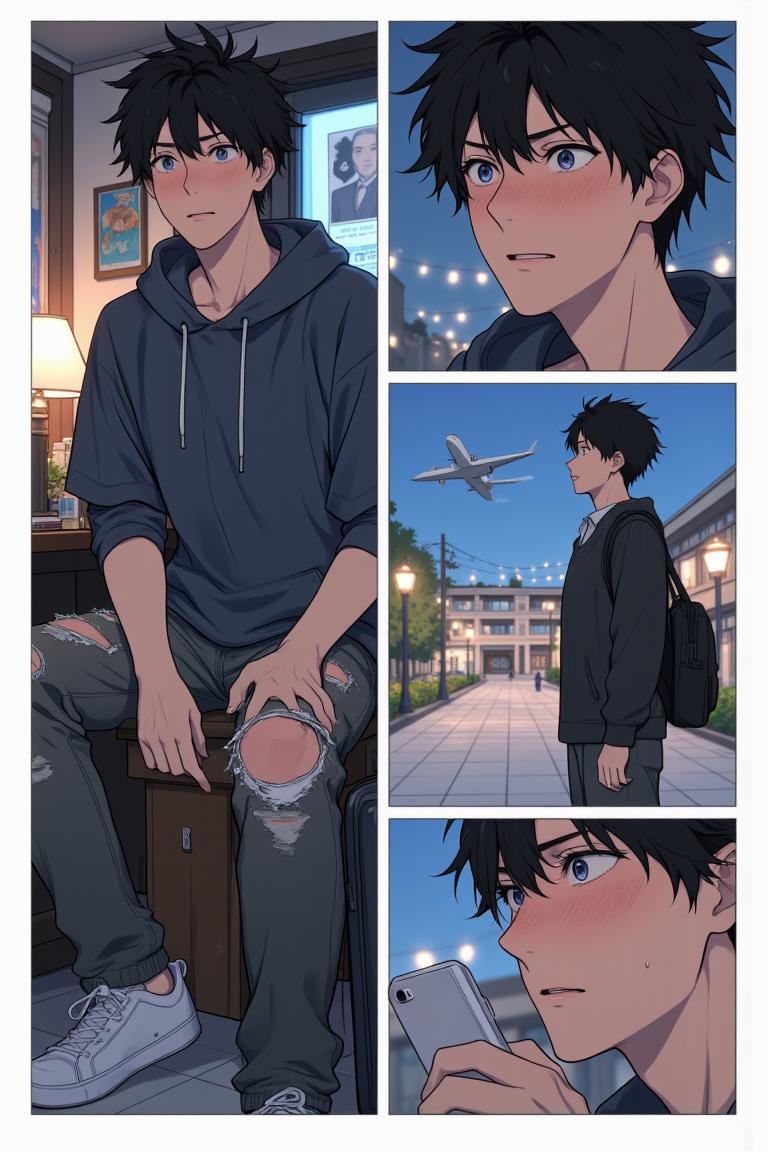 第0章:First Night in Jiangcheng
Luo Ye, a bewildered freshman, is taken to the police station after being discovered in an apartment assigned to his absent brother. A series of misunderstandings — a rented room to a female student, a report to the police, and a missing brother on a flight — escalate until the station chief recognizes Luo Ye's family background and clears him. Left with nowhere to stay and a silent crush, Luo spends a rainy night alone thinking about beginnings and moving forward. - 图片14